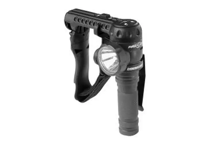 First Light Liberator GP 120 Lumen Tactical Light w/ BLACK MOLLE Pouch & Red Filter, Black